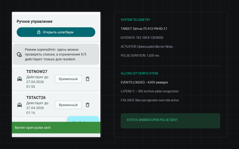 Dahua Edge Gateway Operator Console